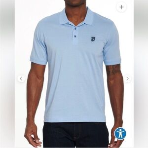 Robert Graham Stone Cotton Polo Size Small New With Tags